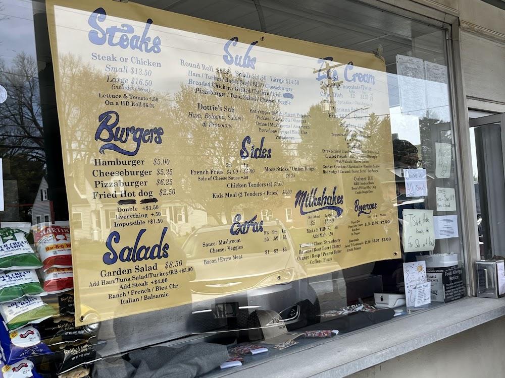 Dottie's Snack Bar Menu image 2